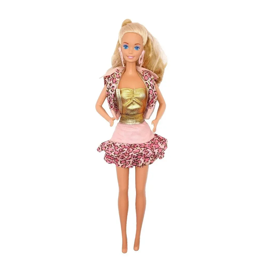 Vtg Animal Lovin' Loving Safari Barbie Fashion Doll #1350 Dressed No Boots 1988